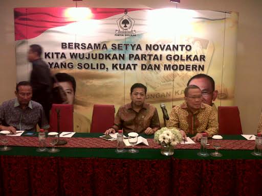 Calonkan Ketua Umum Golkar, Setya Novanto Road Show ke Jatim