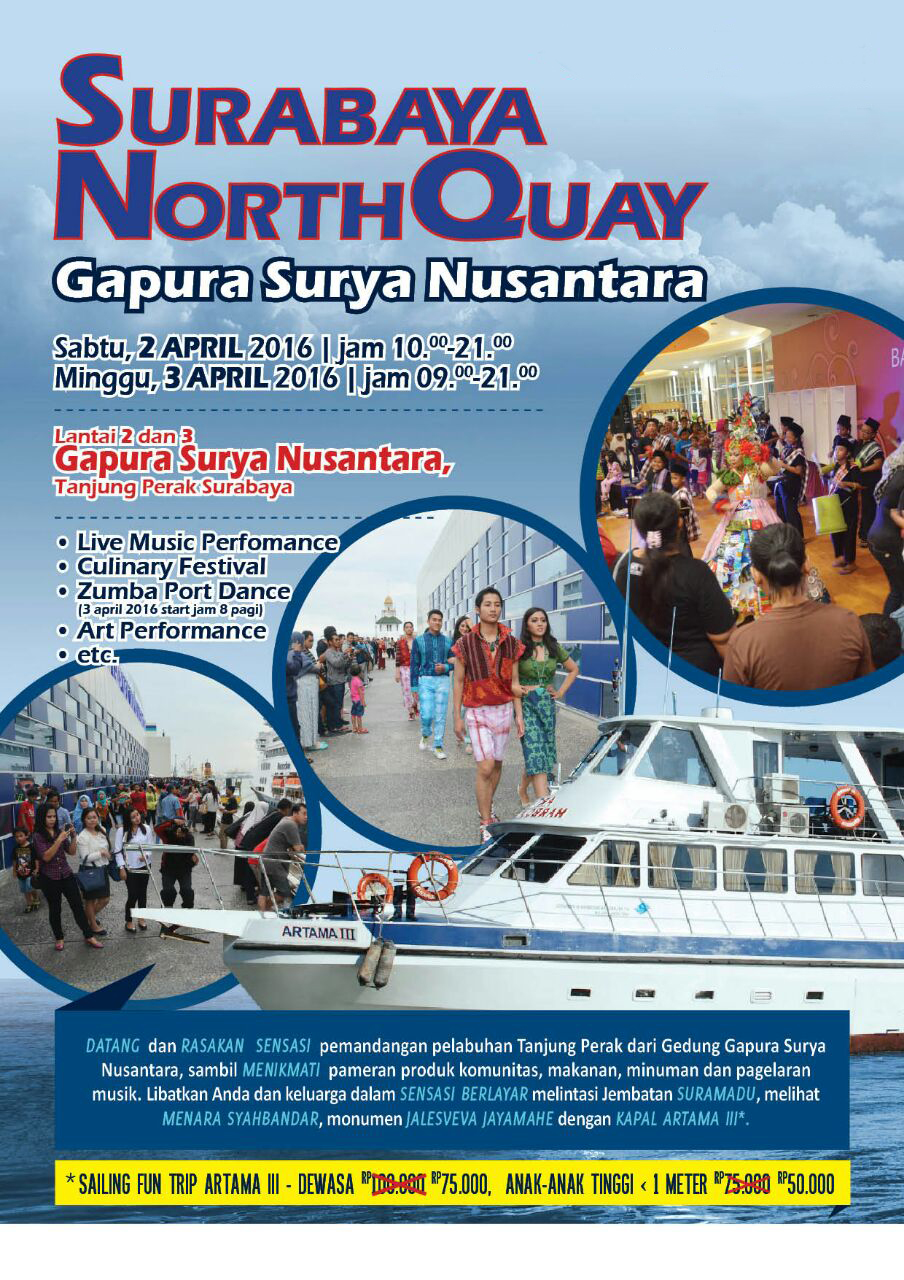 Pelindo III Kembali Gelar Wisata Bahari Surabaya North Quay