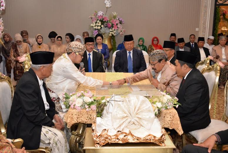 SBY Jadi Saksi Akad Nikah Putri Gubernur Jatim