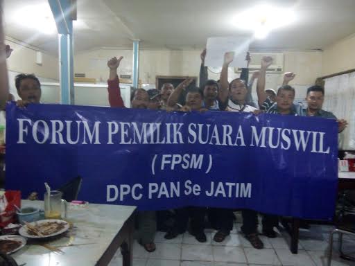 Ditunjuk Ketua DPW PAN Jatim, Masfuk Ditolak Kader PAN Jatim