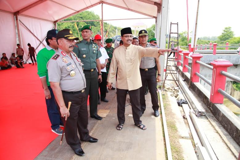 Wagub Jatim Tinjau Bendungan Nipah