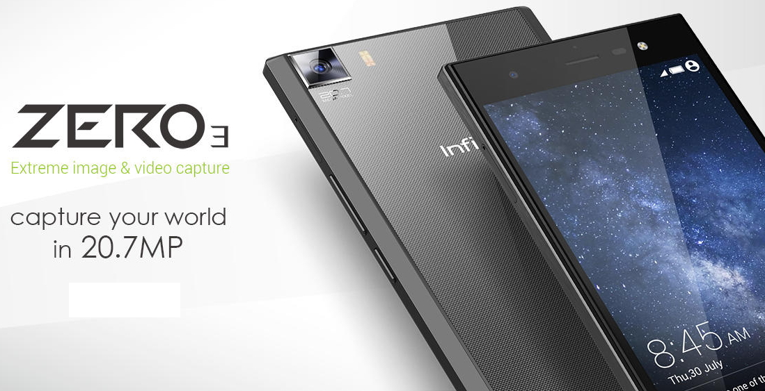 Infinix ZERO 3 Dilengkapi Kamera 20.7 MP