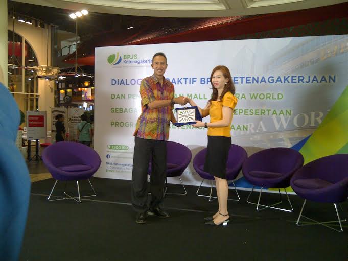 Mall Ciputra Word Dicanangkan Mall Percontohan BPJS Ketenagakerjaan