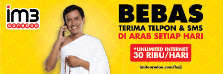 Selama Haji, Makin Asik Gunakan IM3 Ooredoo