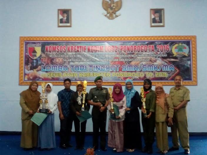 Dekatkan Dengan Pelajar,Kodim 0802 Ponorogo Gelar Lomba Antar Pelajar Se Ponorogo