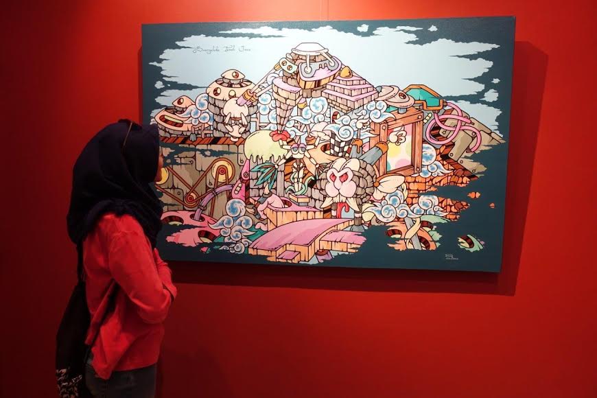 Meniti Pawitra Menginterpretasi Gunung Penanggungan dalam Karya Seni Rupa