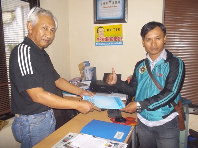 Datangi Kantor PWI Jatim, Eko Pastikan Ikut Pemilihan Calon Ketua PWI