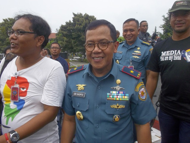 Jalin Kerjasama, Danlantamal V Surabaya Silahturahmi Dengan Media Massa