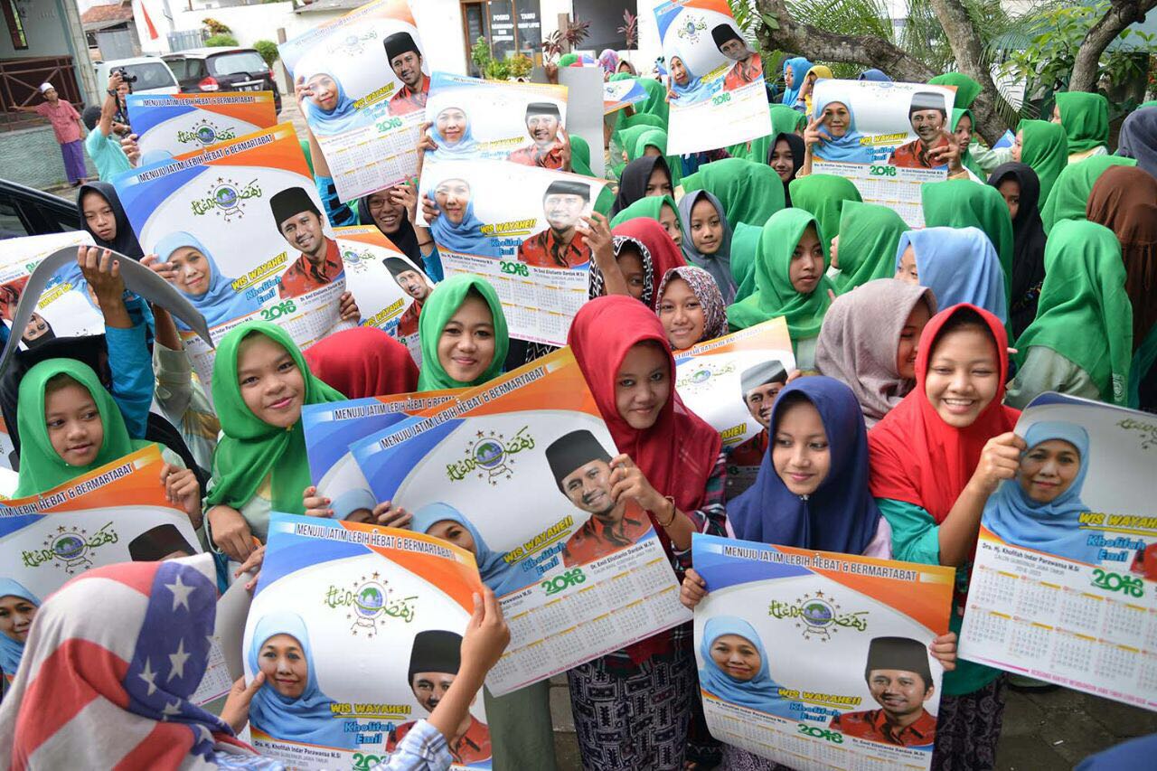 Santri dan Alumni Ponpes  Attaroqqi Siap Menangkan Khofifah-Emil di Pilgub Jatim 2018