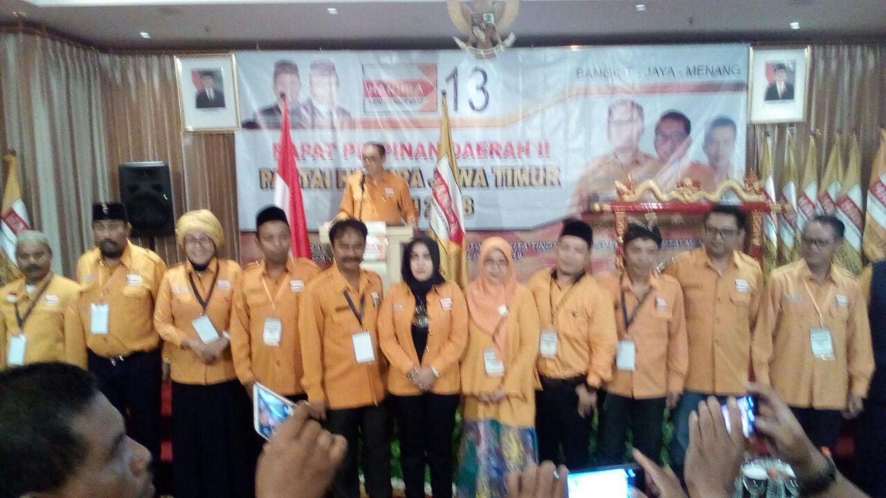 Gelar Rapimda, Hanura Jatim Buktikan Tetap Solid Dukung Khofifah-Emil