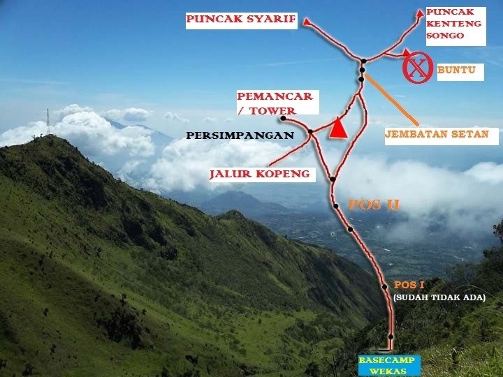 Jalur Pendakian Gunung Merbabu Ditutup Satu Bulan