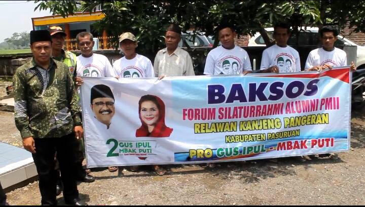 Sambil Baksos, Relawan Kanjeng Pangeran Deklarasi Dukung Gus Ipul-Puti