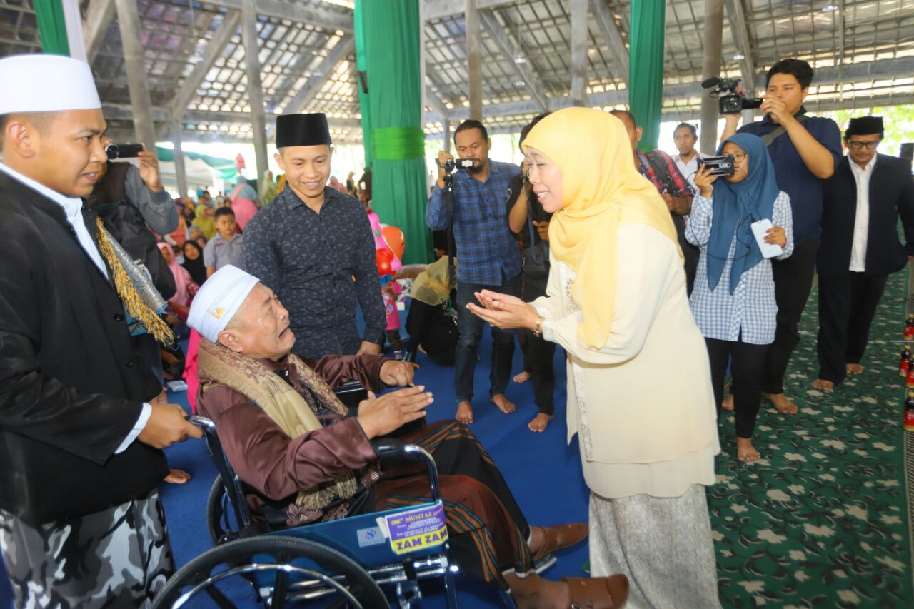 Di Pondok Annur 3 Bululawang, Khofifah Inisiasikan Pemberdayaan Pesantren
