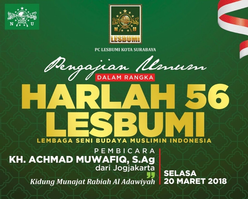 Malam Ini, Kiai Gondrong Ceramah Sejarah di Harlah Lesbumi