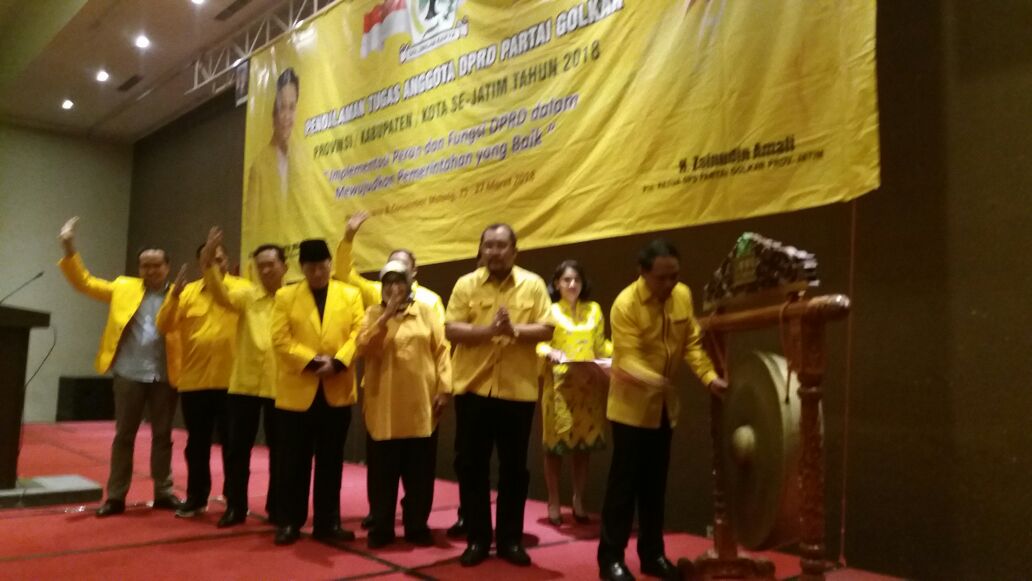 Anggota Fraksi Golkar Seluruh Jatim Diwanti-wanti Tidak Terjerumus Korupsi