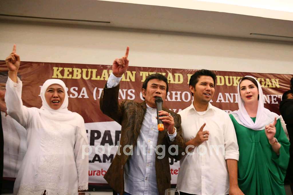 Rhoma Irama dan Forsa Deklarasi Dukung Khofifah-Emil