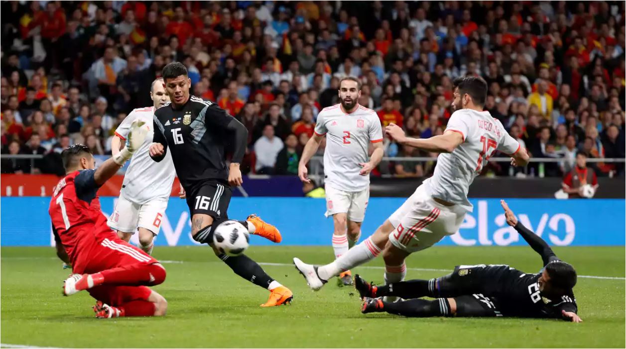 Spanyol Bantai Argentina 6-1