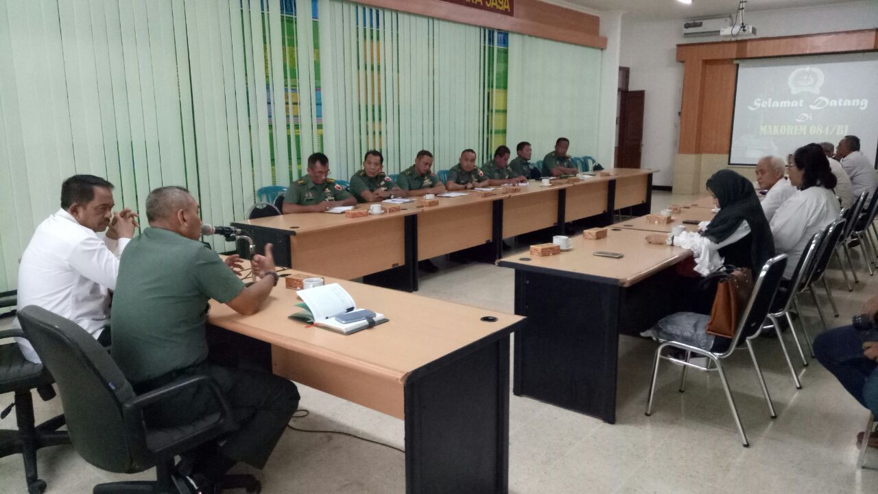 Kunjungi Korem Bhaskara Jaya, KONI Surabaya Jalin Sinergitas