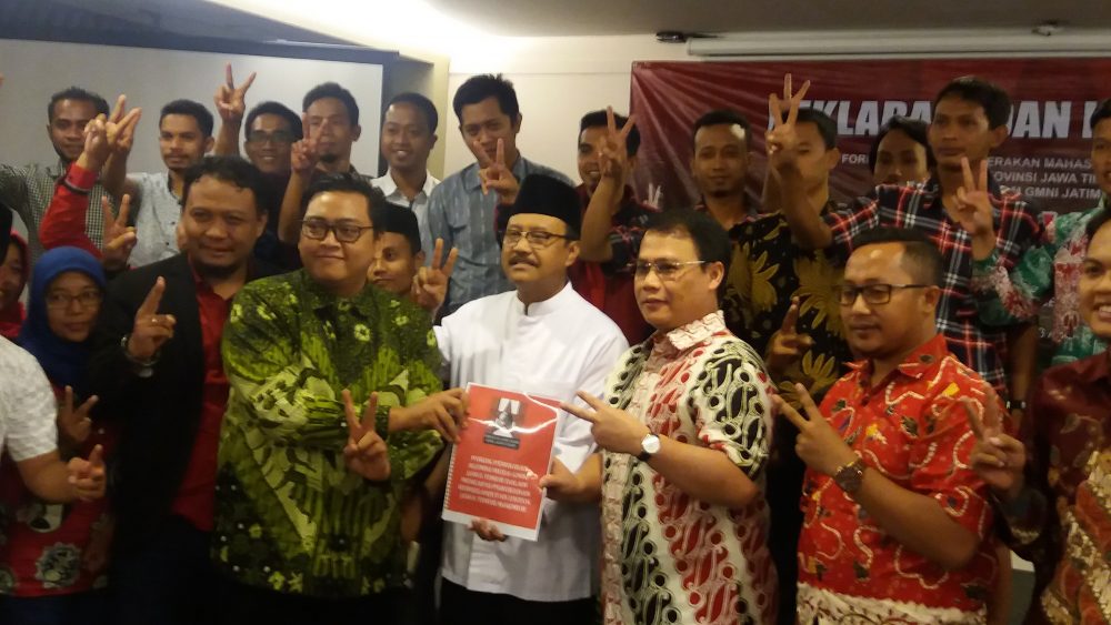 Forum Alumni Muda GMNI Jatim Dukung Gus Ipul-Puti