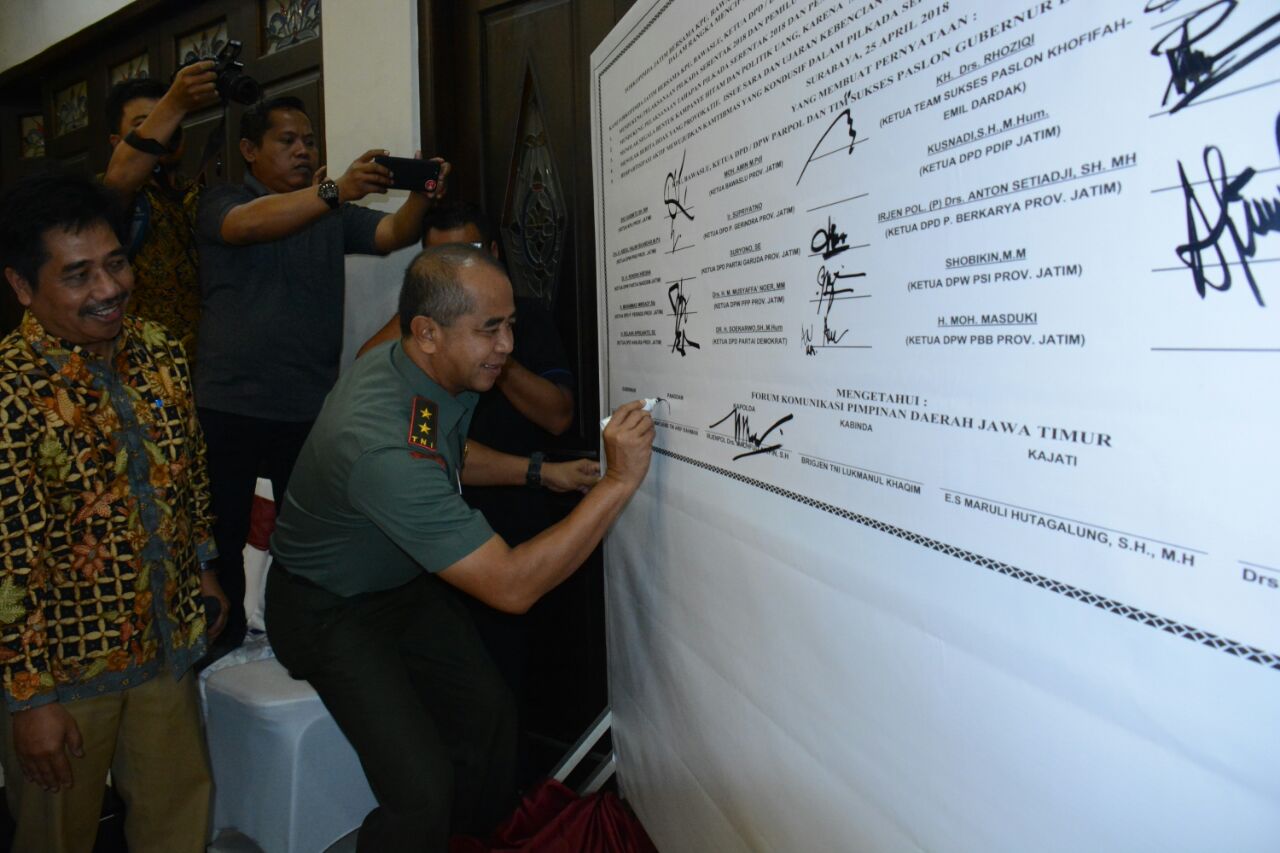 Ciptakan Suasana Kondusif, Forkopimda Jatim Adakan Cangkruk&rsquo;an Bareng