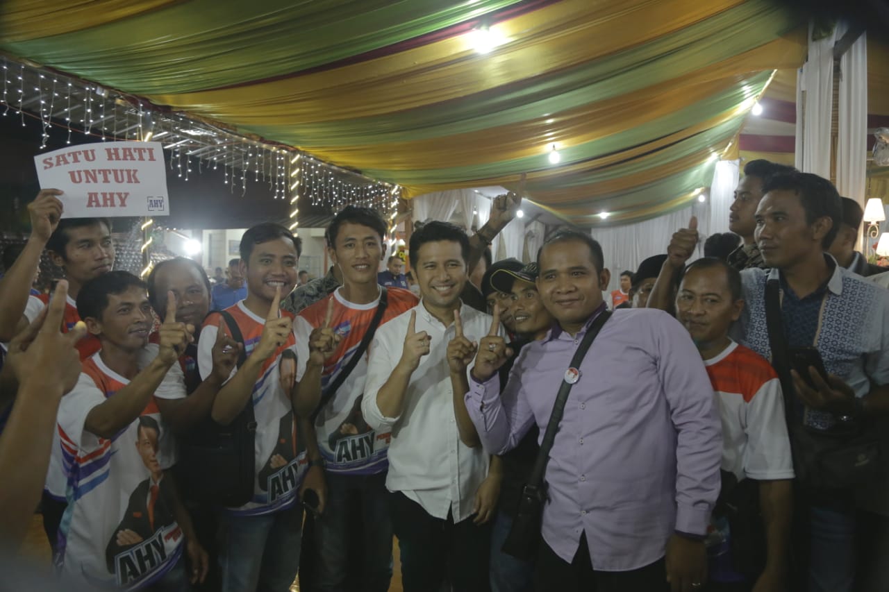 Sapa Generasi Milenial Lumajang Bareng AHY, Emil Dardak Sampaikan Salam Persahabatan dari Trenggalek