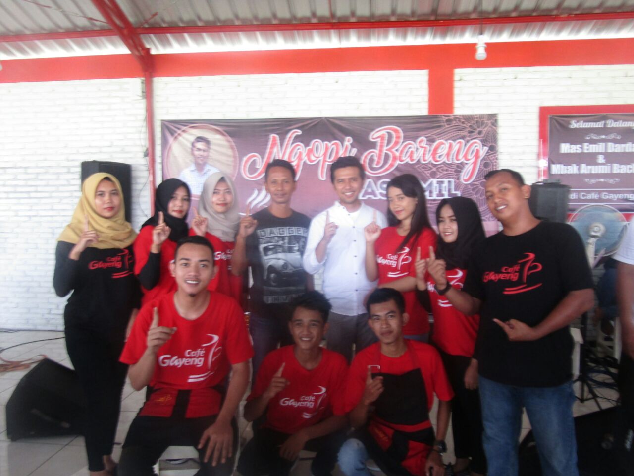Ngopi Bareng Komunitas Anak Muda Ponorogo, Prgram Milenial Job Center Emil Dardak Disambut Antusias