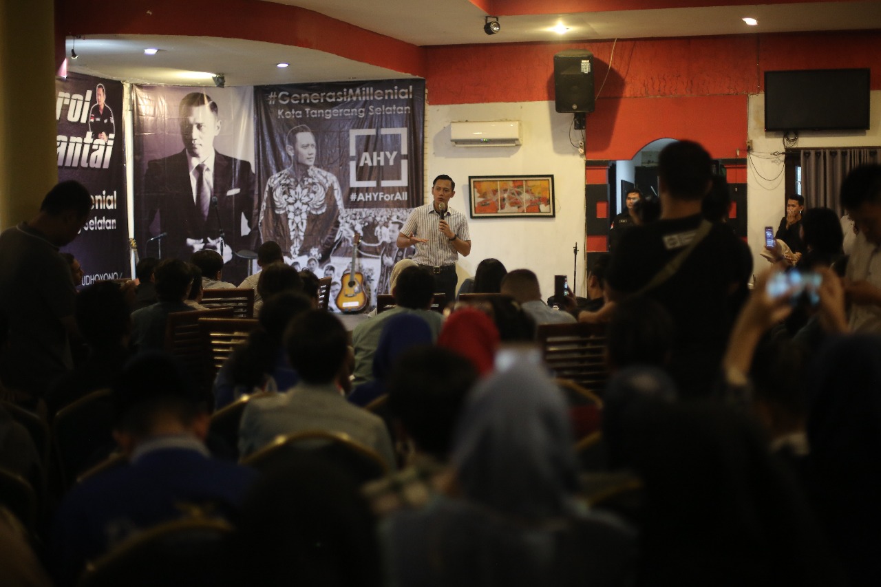 Dialog Dengan Para Mahasiswa Tangerang Selatan, AHY Dapat Respon Positif Dari Anak Muda