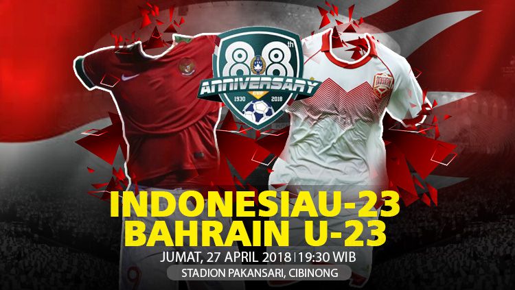 Ini Jadwal Indonesia Vs Bahrain