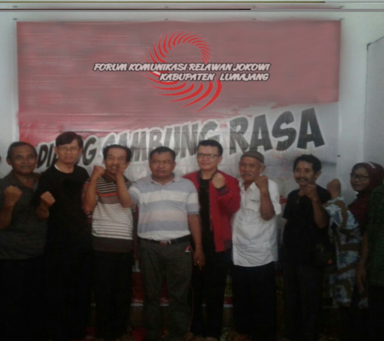 Kedatangan AHY Mempercepat Konsolidasi Relawan Jokowi Di Lumajang