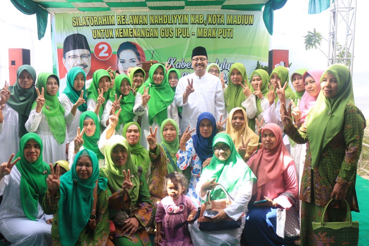 Banom NU Madiun Deklarasi Dukung Gus Ipul dan Puti