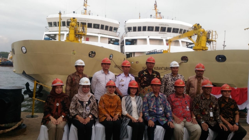 Dua Kapal Pengangkut Hewan Ternak Buatan Putra-Putri Madura Resmi di Luncurkan Pemerintah