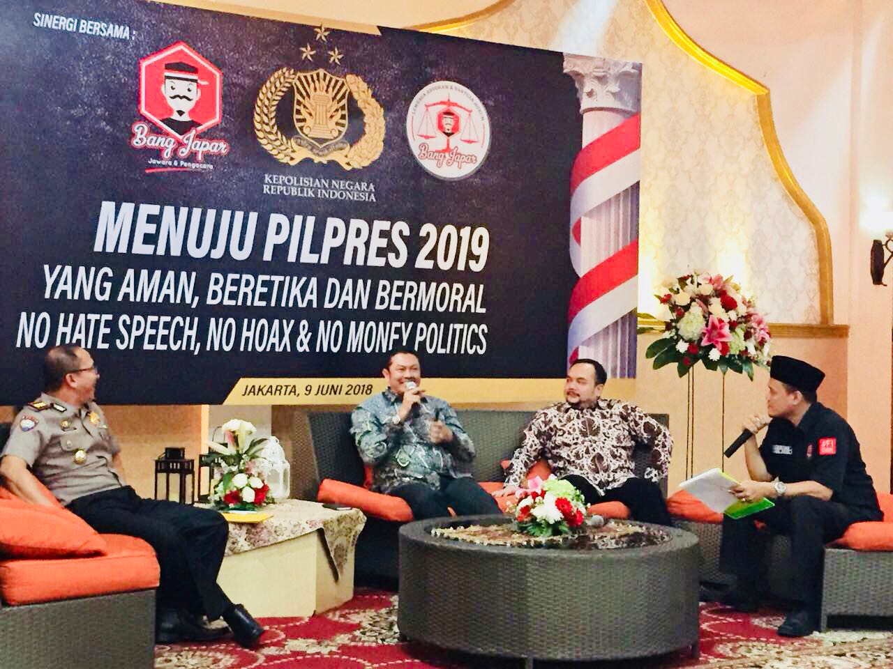 Menuju Pilpres 2019, Mabes Polri Dan Bang Japar Gelar Diskusi Nasional