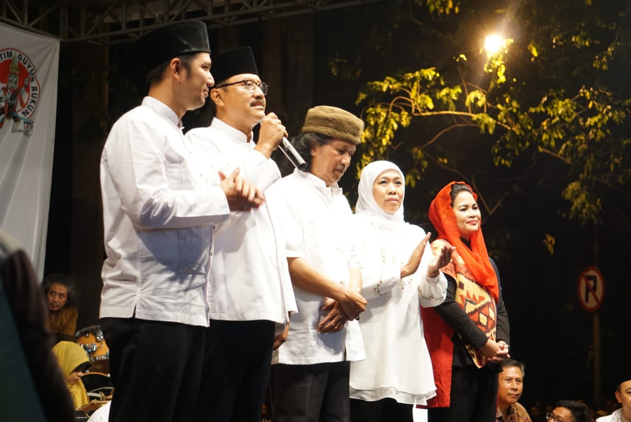 Doa Bersama KPU Jatim, Cak Nun: Ga Usah Geger