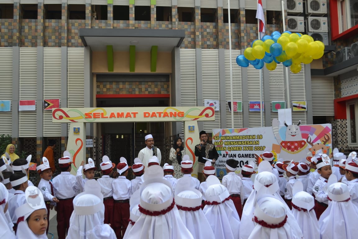 Ini Keseruan Penerimaan Siswa Baru SD Muhammadiyah 18 Surabaya