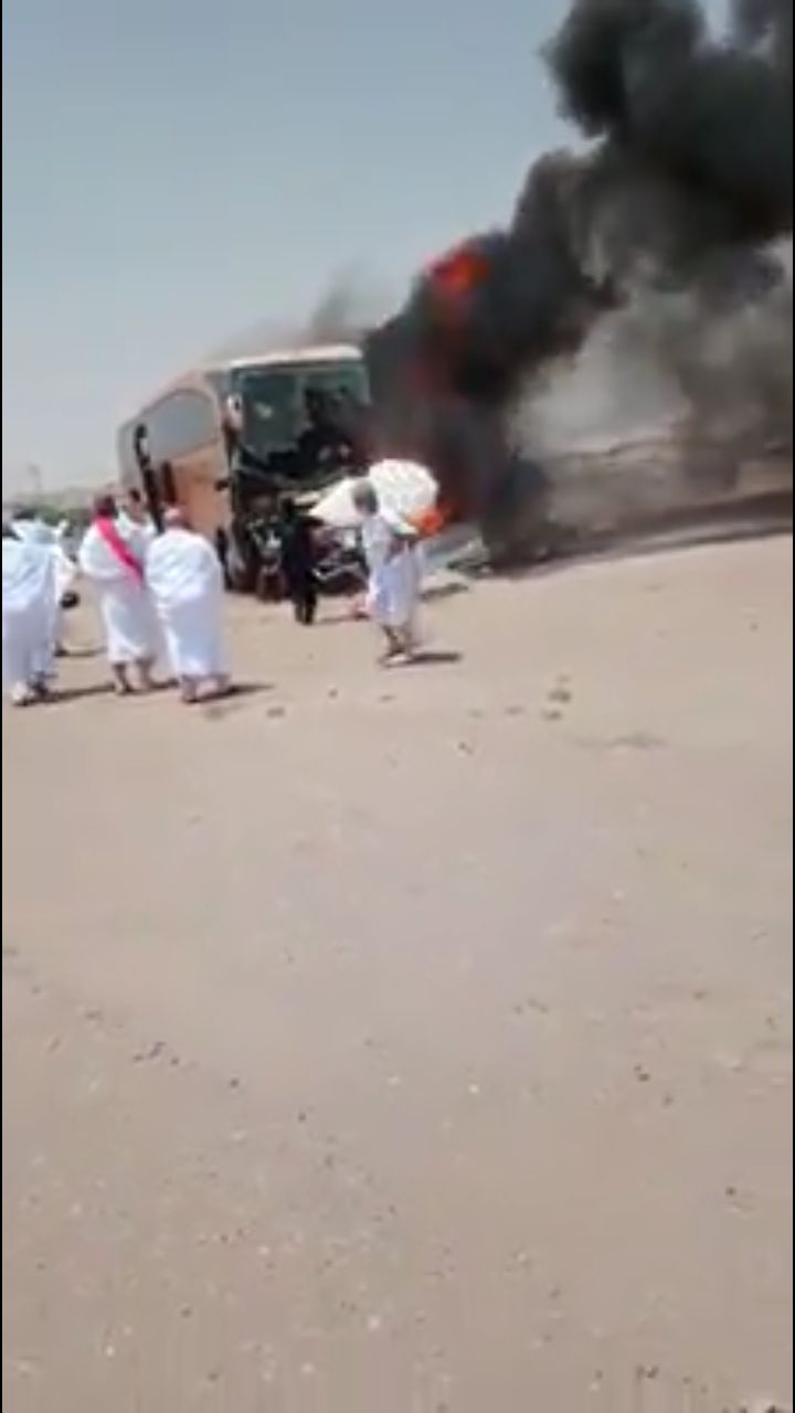 Bus Jamaah WNI Terbakar Di Madinah, Benarkah