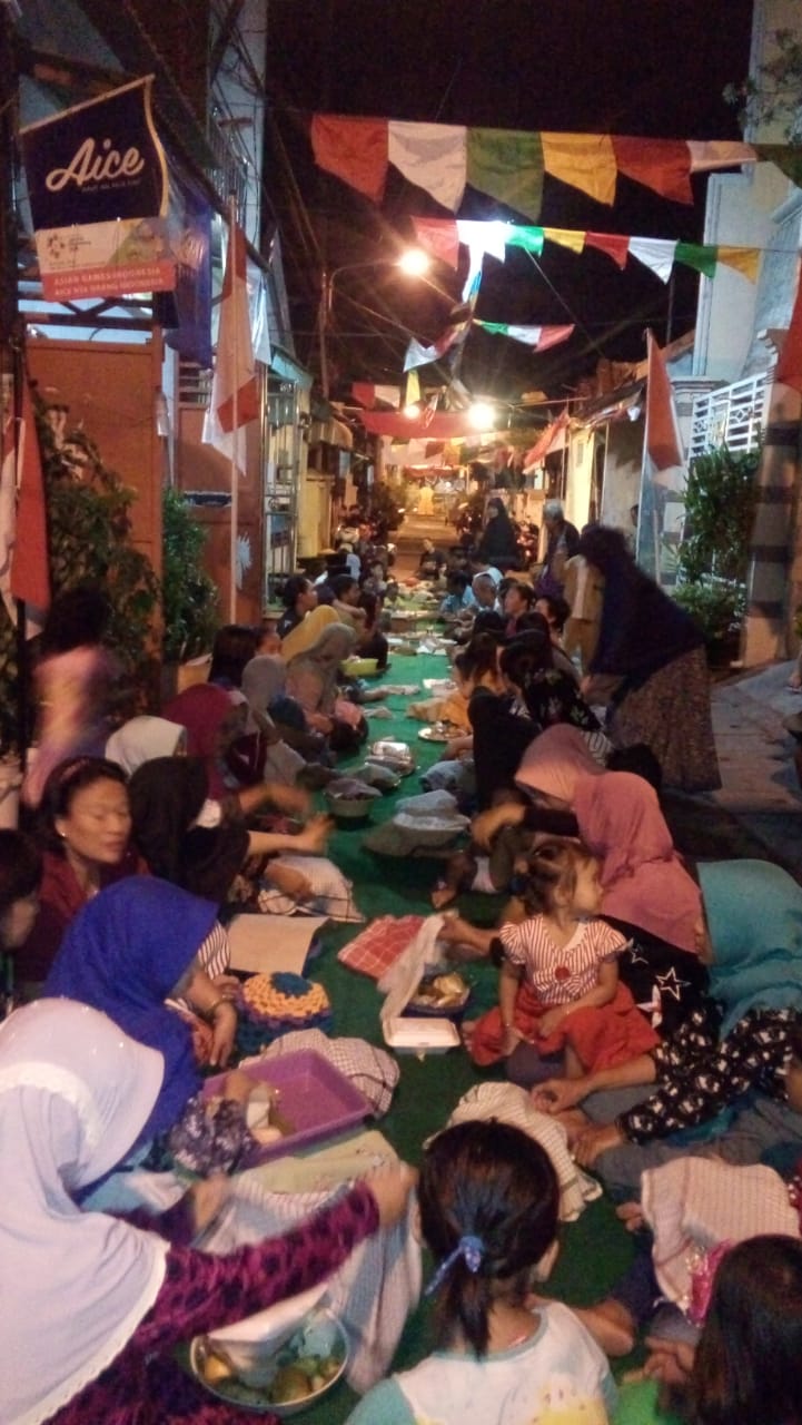Warga Lebak Rejo Rutin Barikan di Malam Kemerdekaan