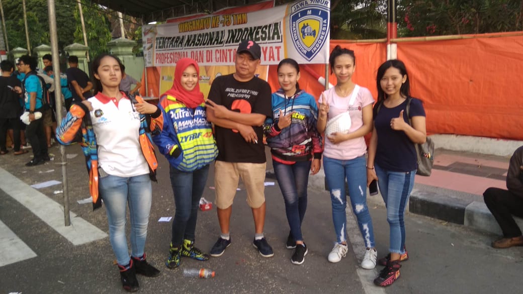 Shanty MS Dragster Cewek Tembus 7.765 Detik di Higam DJ Team Drag Bike Blitar