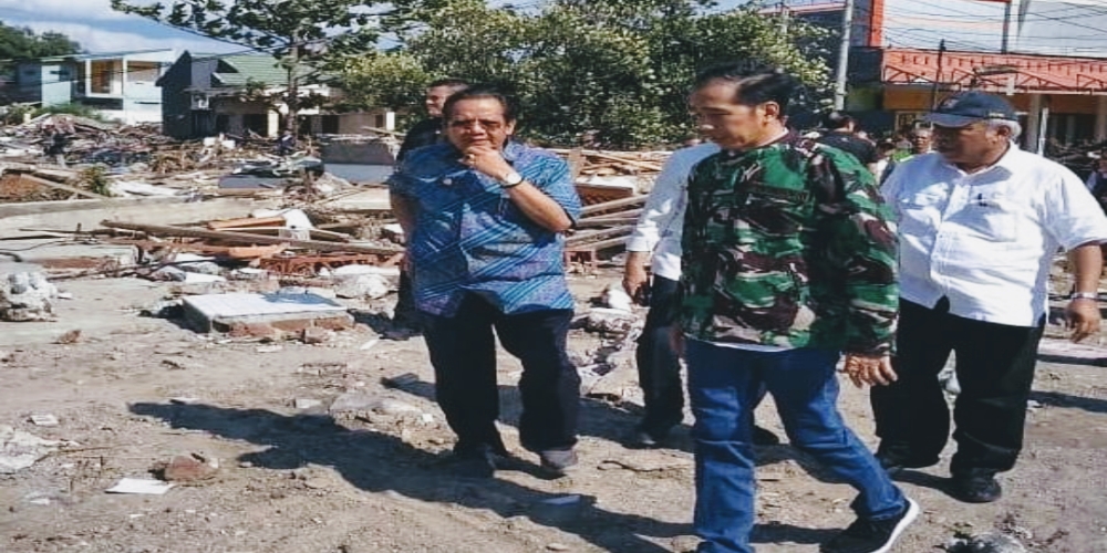 Tiba di Palu, Presiden Jokowi Langsung Pimpin Ratas
