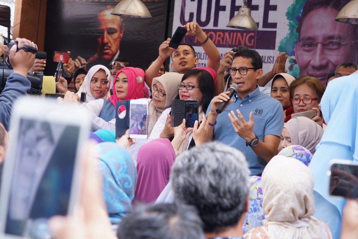 Ngopi Di Malang, Sandiaga Sampaikan Peswan Prabowo Untuk Pilpres