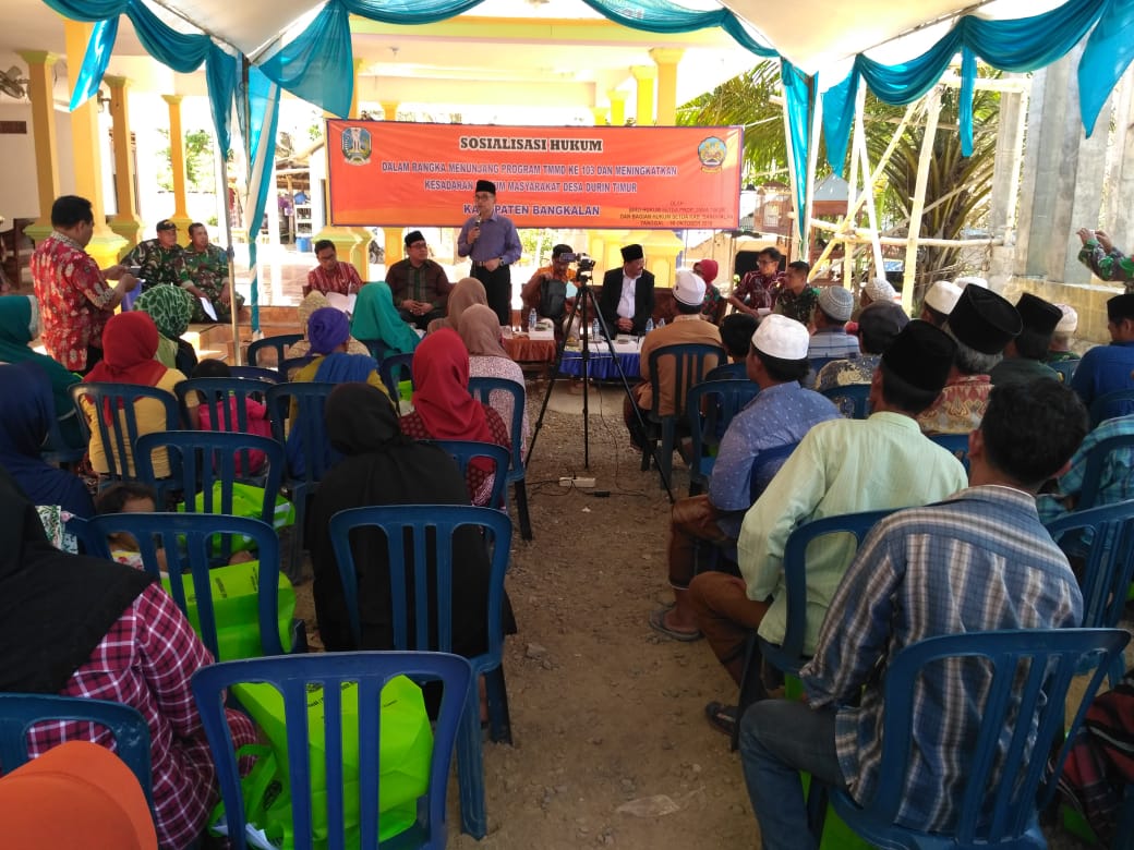 Pemprov Jatim Sosialisasi Sadar Hukum di Durin Timur