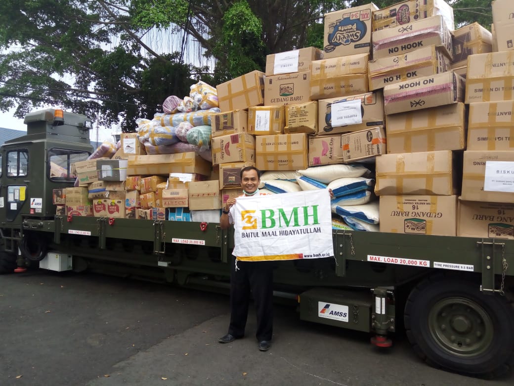 BMH Kirim Bantuan 20 Ton ke Sulawesi Tengah