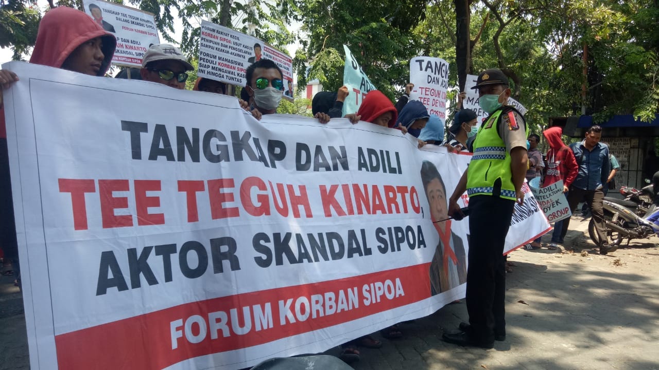 FPMB Datangi PN Surabaya Lagi, Minta Dalang Sipoa Dicekal