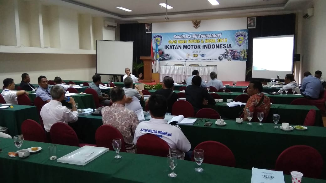 IMI Jatim Adakan Ujian Kompetesi buat Pimpinan Lomba Dan Sporting Steward