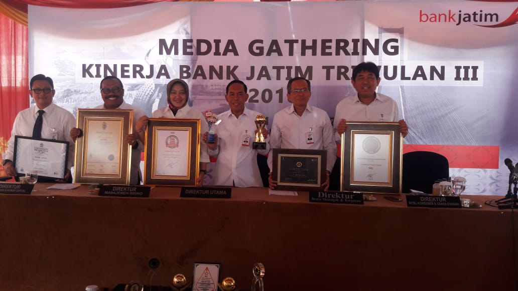 Kinerja Bank Jatim Triwulan III 2018 Tren Positif
