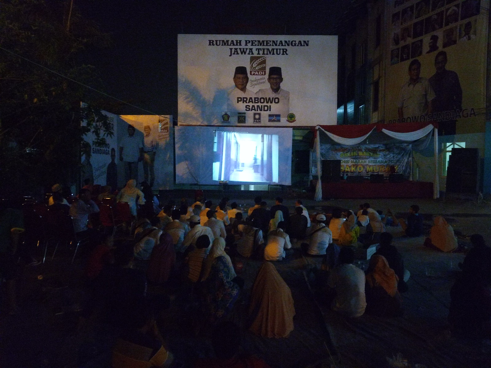 Menolak Lupa, Badan Pemenangan Prabowo-Sandi Jatim Nobar G30S/PKI