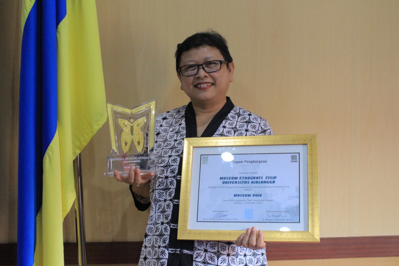 Museum Etnografi FISIP Unair Raih Anugerah Purwakalagrha Indonesia Museum Awards&nbsp;&nbsp;2018