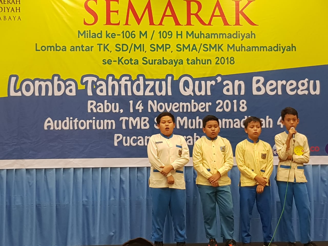 SD Muhammadiyah 18 Surabaya Raih Juara I Lomba Tahfidzul Quran Beregu