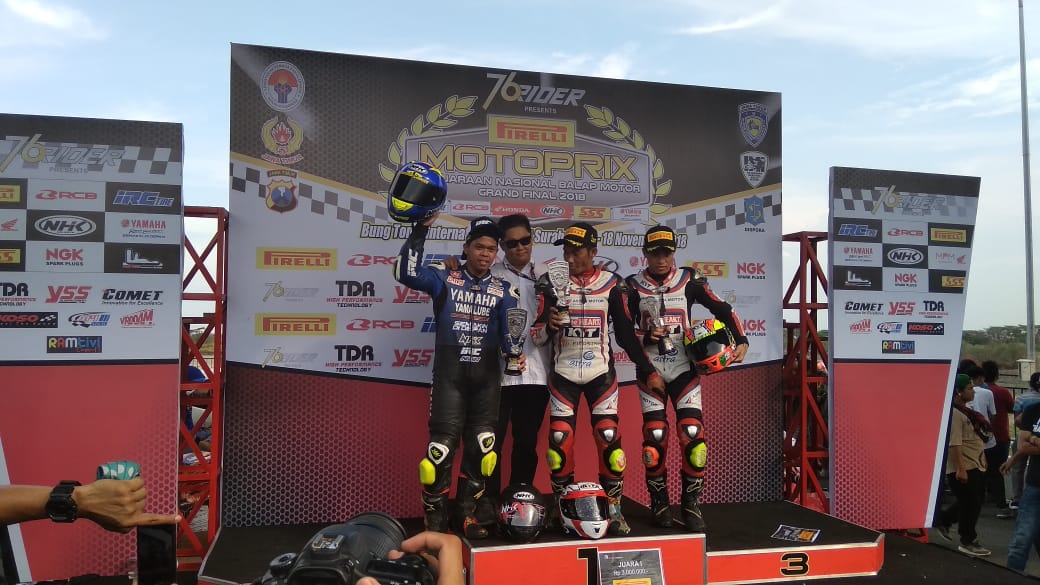 Fitrianyah Kete dan Dicky Ersa Juara Nasional di Grand Final Motoprix 2018 Surabaya