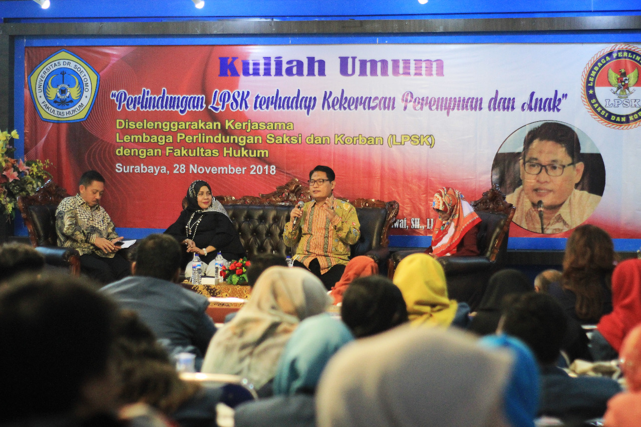 Unitomo Buka Wawasan Mahasiswa Pentingnya Perlindungan Korban Kekerasan