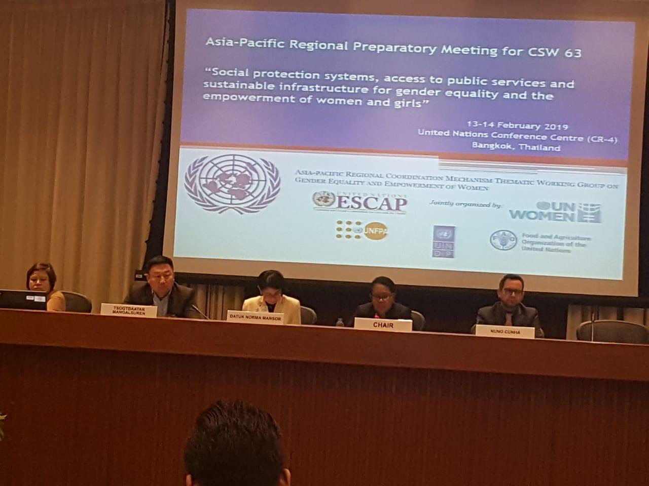 Menteri Kemen PPPA Yohana Yembise Mewakili Indonesia Hadir CSW Ke-63 New York